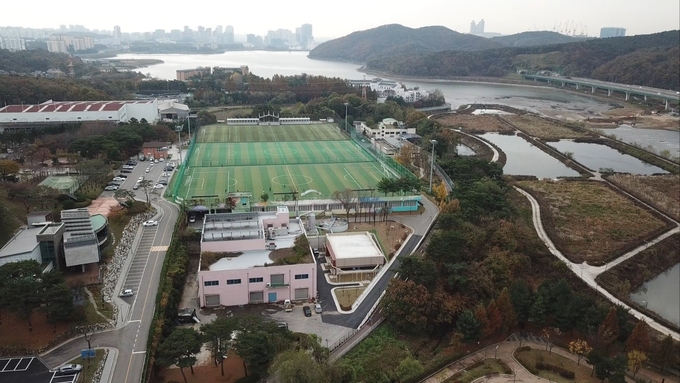 기흥레스피아 공공하수처리장 전경. (사진=용인시 제공)<br>
