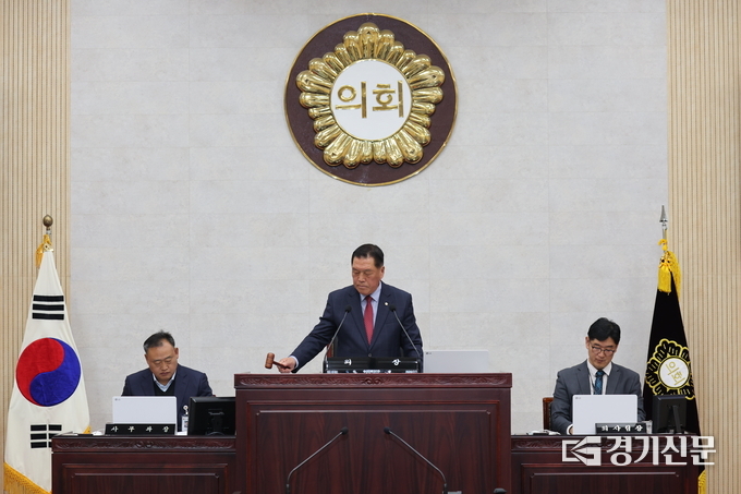 제219회 안성시의회 제2차 정례회 제1차 본회의 개최모습(사진=안성시의회 제공)