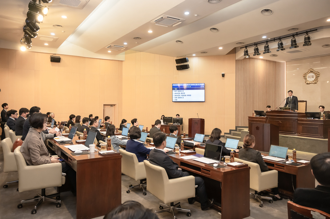 남양주시의회 제299회 제2차 정례회 모습. (사진=남양주시 제공)