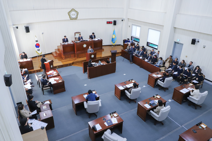 과천시의회 정례회 모습. (사진=과천시의회 제공)