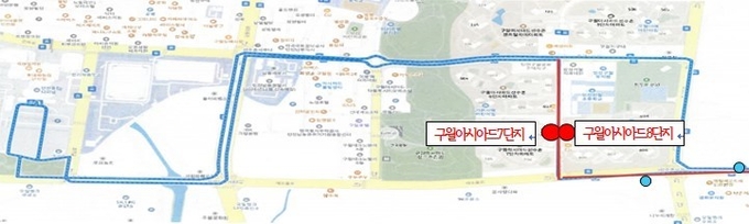 M6439 변경 노선도 및 정류장. ( 사진 = 인천시 제공 )