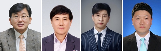 왼쪽부터 한창원 기호일보 대표이사, 이홍석 헤럴드경제 인천취재본부장, 송효창 LG헬로비전 북인천방송 취재부장, 최대환 인천일보 기자. ( 사진 = 인천언론인클럽 제공 )