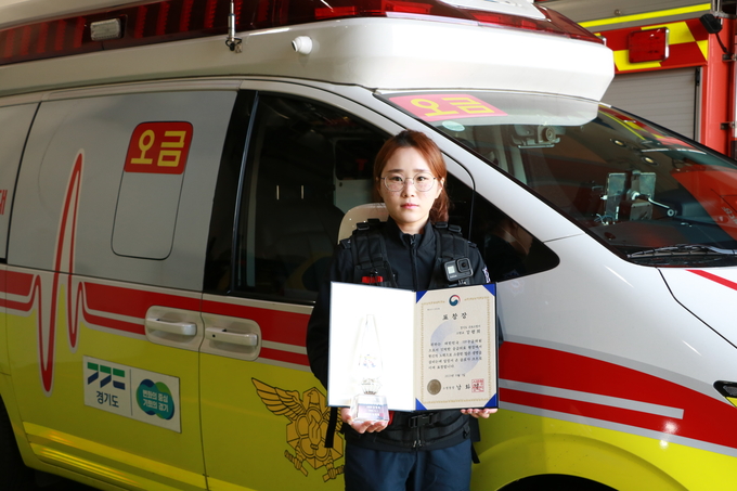 군포소방서 119 구급대 강령희 소방장. (사진=군포소방서 제공)