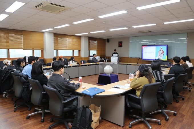 한신 인플루언서 워크숍 진행 모습. (사진=한신대 제공)
