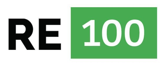  RE100 로고. (사진=RE100 누리집 갈무리)