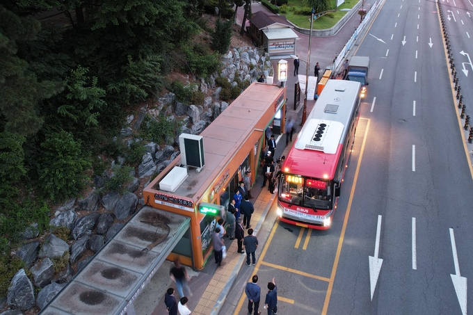한경대~양재 광역버스 개통. (사진=안성시 제공)