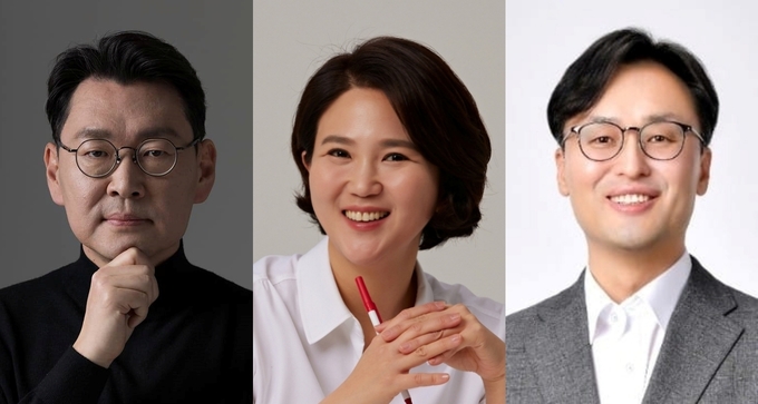 왼쪽부터 제22대 총선거 경기도 지역 출마를 예정하고 있는 용산 대통령실 출신의 김보현(김포시갑), 전지현(구리시), 허청회(포천시·가평군). (사진=페이스북 갈무리)