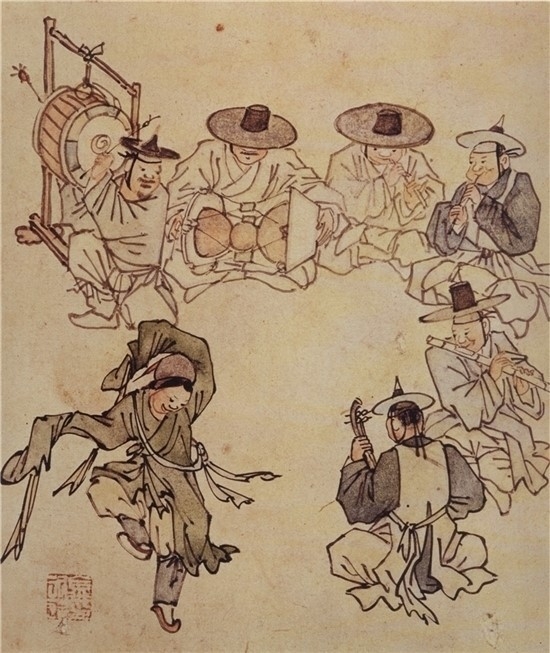 무동 (사진=국립중앙박물관 단원화첩)