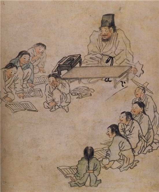 서당 (사진=국립중앙박물관 단원화첩)