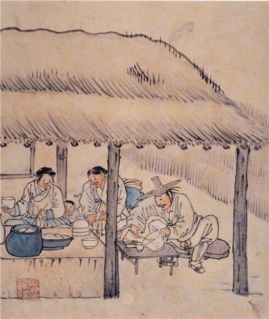 주막 (사진=국립중앙박물관 단원화첩)