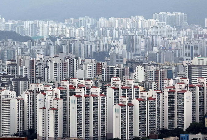 빼곡하게 들어선 아파트. (사진=연합뉴스 제공)