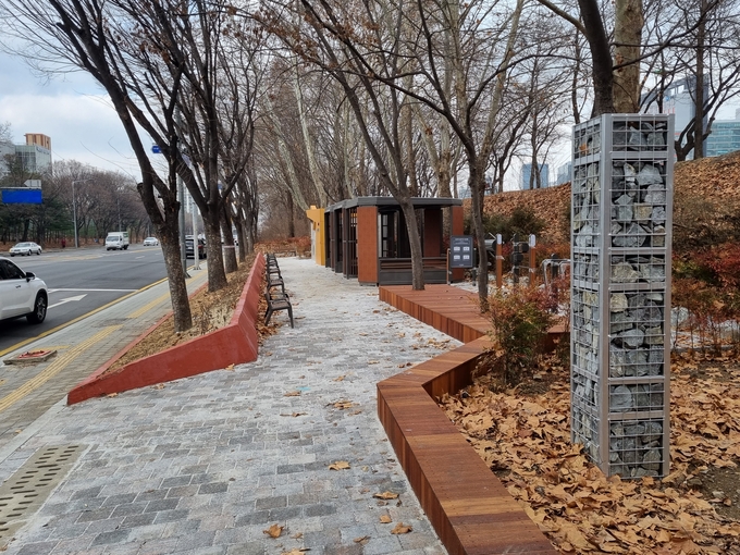 안양천 하안쉼터 전경.(사진=광명시 제공)