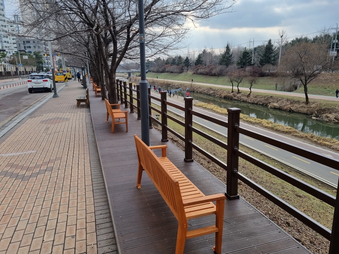 목감천 전망데크 젼경.(사진=광명시 제공).