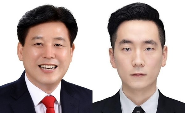 (왼쪽부터) 박재순 국민의힘 수원무 당협위원장, 김원재 전 대통령실 국가안보실장실 행정관. (사진=경기신문DB)