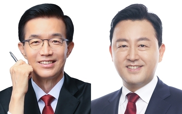 (왼쪽부터) 방문규 전 산업통상자원부 장관, 김용남 전 국회의원. (사진=경기신문DB)