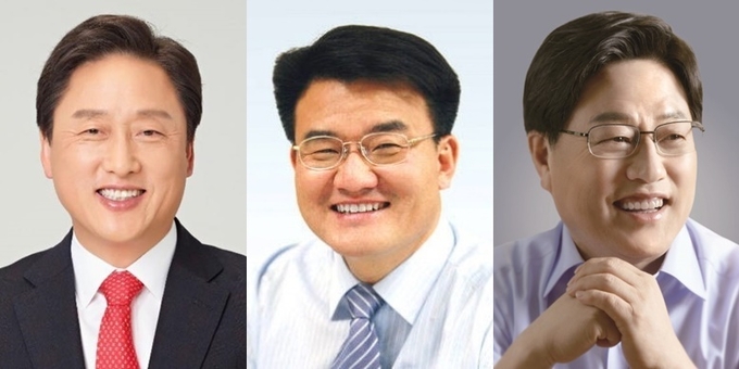 (왼쪽부터) 안기영 당협위원장, 이세종 전 당협위원장, 박종성 전 양주시 기획행정실장. (사진=경기신문DB)