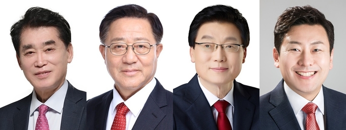 (왼쪽부터) 심장수 국힘 남양주갑 당협위원장, 유낙준 전 해병대사령관, 안형준 한양대 교수, 이인희 국힘 중앙위 교통분과부위원장. (사진=경기신문DB)