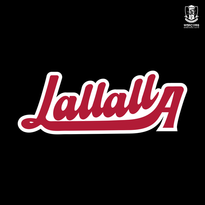 프로축구 K리그2 부천FC1995가 캐주얼 로고 ‘LallallA’를 제작했다. (사진=부천FC1995 제공)