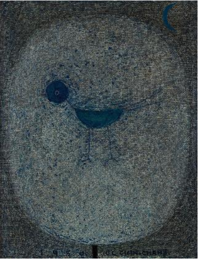 까치, 1958, 캔버스에 유화 물감, 40×31cm, 국립현대미술관. (사진=국립현대미술관 제공)