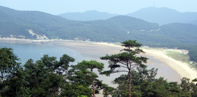 덕적도 서포리해수욕장 모습. ( 사진 = 김용구 박사 제공 )
