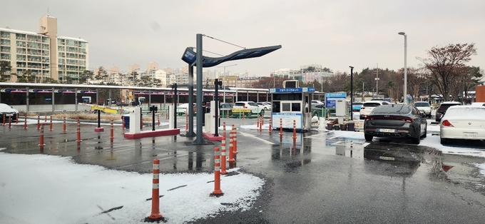 시흥 오이도역 공영주차장. (사진=시흥도시공사 제공)