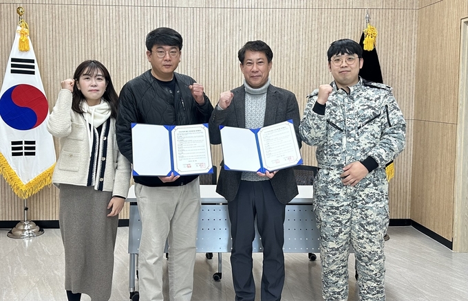 오산 대원2동이 오산시기초푸드뱅크와 업무협약을 체결하고 결식문제 해결에 협력하기로 했다. (사진=오산 대원2동 제공)