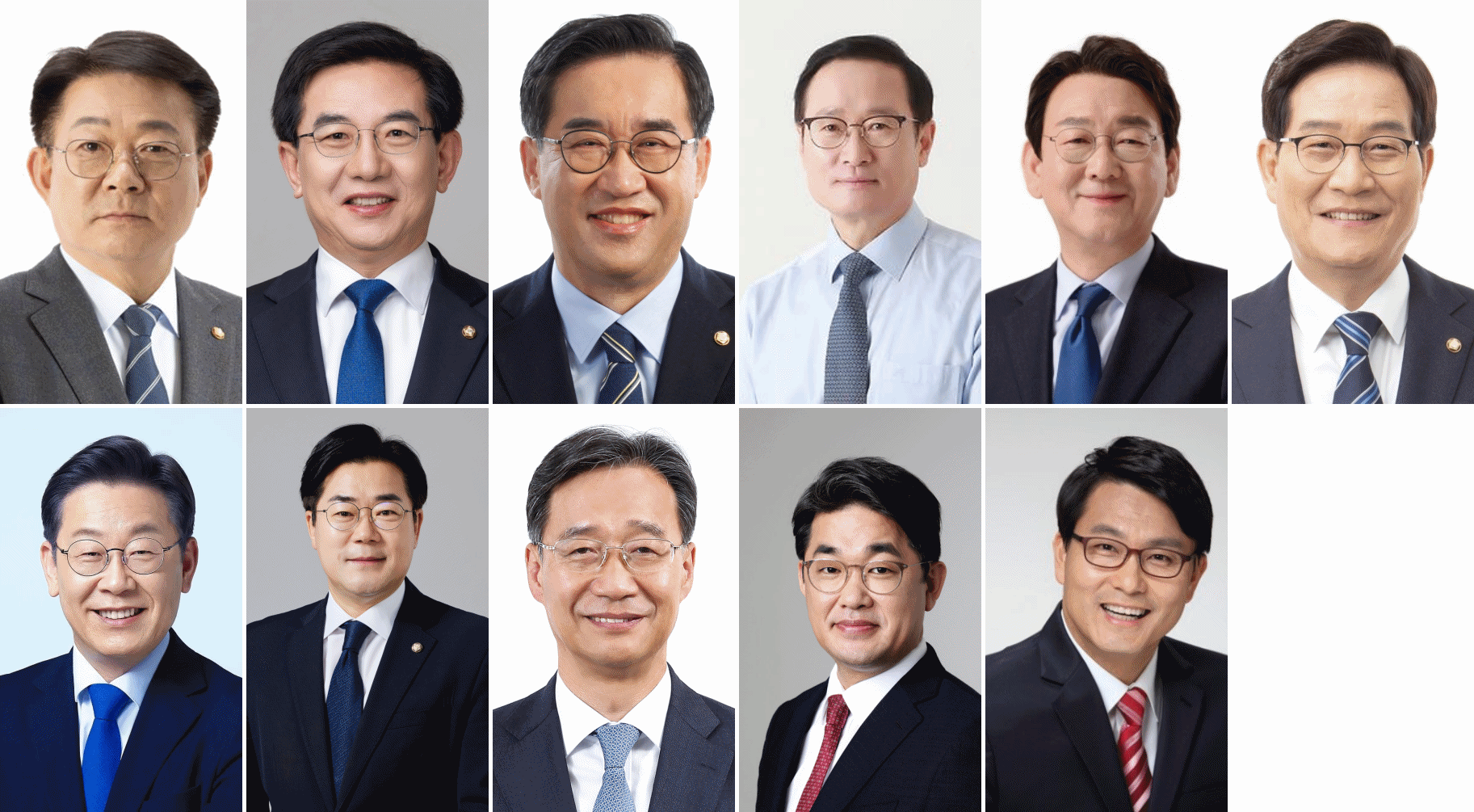 첫줄 왼쪽부터 허종식 의원, 정일영 의원, 맹성규 의원, 홍영표 의원, 김교흥 의원, 신동근 의원, 이재명 의원, 박찬대 의원, 유동수 의원, 배준영 의원, 윤상현 의원.