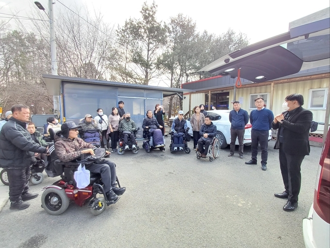 여주도시공사가 교체 차량 도입 품평회를 개최했다. (사진=여주도시공사 제공)