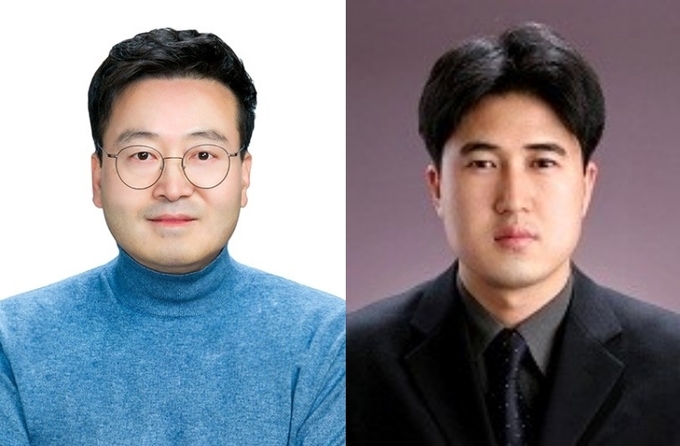 한국관광학회 우수논문상을 수상한 강준수(왼쪽), 송영민(오른쪽) 교수. (사진=안양대 제공)