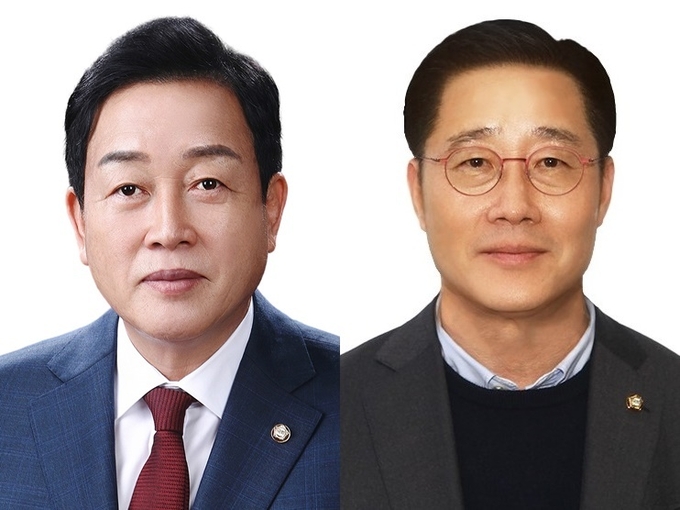 (왼쪽) 김선교 전 국회의원, 이태규 국힘 국회의원. (사진=경기신문DB)