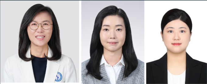 아주대 의대 김유선 교수 · 홍선미 연구교수 · 이아연 대학원생 (왼쪽부터)