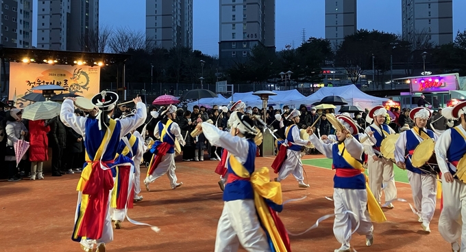 정월대보름을 맞아 민속축제가 열리고 있다. (사진=용인시 제공)