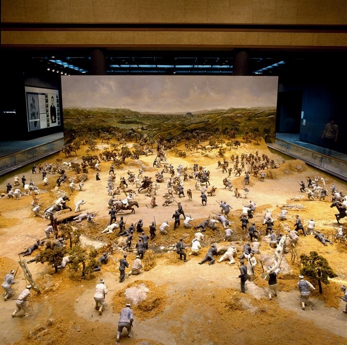 13도창의군 서울탈환전투 모형(사진=독립기념관 제공)