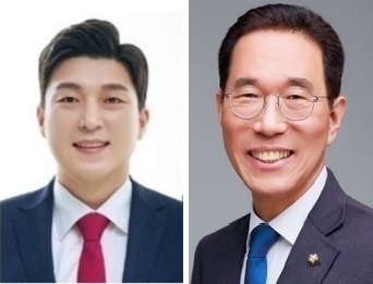 국힘 박진우(왼쪽)예비후보와 민주당 김주영 예비후보 (경기신문DB)