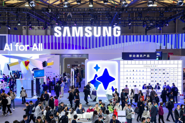 AWE 2024 에 참가한 삼성전자의 부스 모습. (사진=삼성전자 제공)
