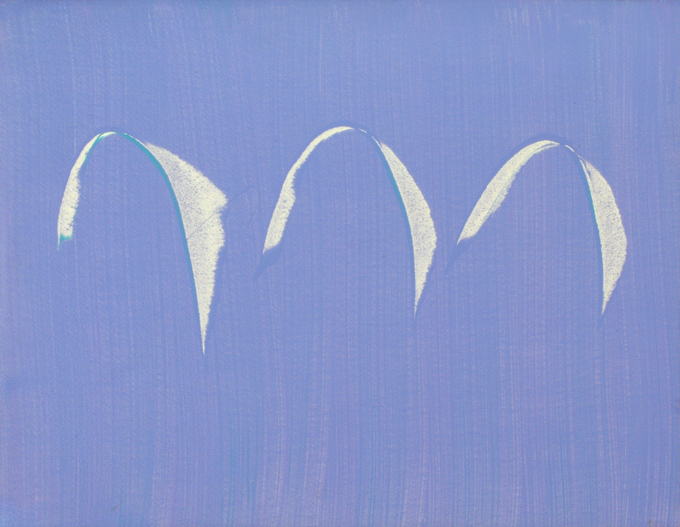 조용익, Work 5463, 패널 위 장지에 아크릴, 27.2×35.1cm