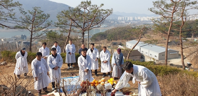남양주시 와부읍 팔당2리 예봉산 산신제 개최. (사진=남양주시 제공)