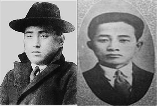 소파 방정환(왼쪽)을 스승으로 삼은 영주 최신복은 소파 곁에 묻어달라는 유언을 남기고 망우리로 왔다.