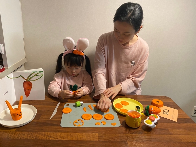 어린이와 학부모의 편식습관 개선을 위한 ‘토마와 함께하는 편식대첩’ 프로그램. (사진=용인시 제공)