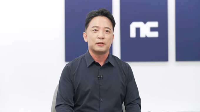 김택진 엔씨소프트 공동대표. (사진=엔씨소프트 미디어 설명회 실시간 영상 갈무리)