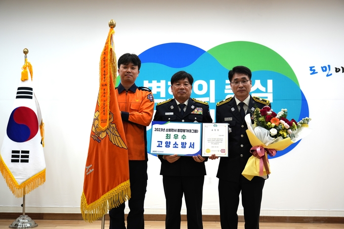 고양소방서가 경기도 소방관서 종합평가에서 ‘최우수’에 선정됐다. (사진=고양소방서 제공)