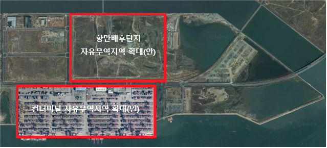 인천신항 자유무역지역 지정 추가계획안 ( 사진 = 인천지방해양수산청 제공 )