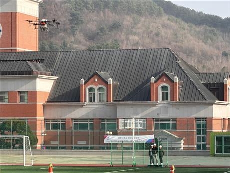 경복대학교 드론국가자격 교육 현장. (사진=경복대 제공)