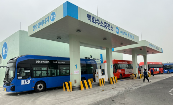 인천 서구 가좌동 액화수소충전소 모습. ( 사진 = 인천시 제공 )