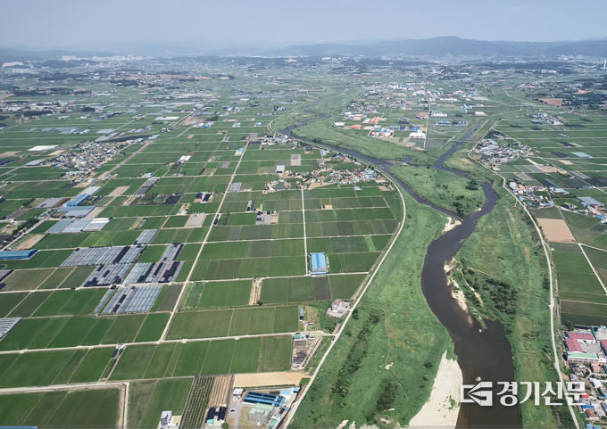유천정수장 주변 상수원보호구역 전경. (사진=안성시 제공)