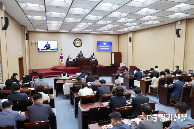 안성시의회 제223회 임시회 모습. (사진=안성시의회 제공)