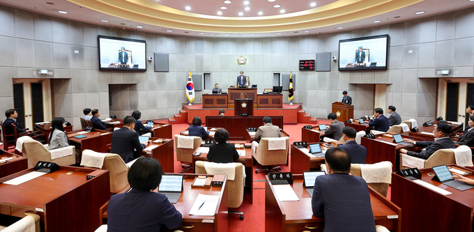 시흥시의회 본회의 전경. (사진=시흥시의회 제공)