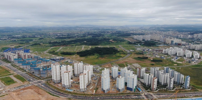 고덕국제신도시 전경. (사진=평택시 제공)