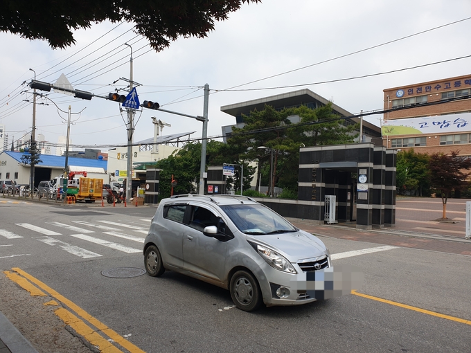 인천 남동구에 있는 만수고등학교 모습. ( 사진 = 유지인 기자 ) 