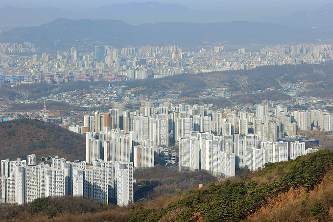 경기도 하남시에 밀집돼 있는 아파트 단지. (사진=경기도 제공)